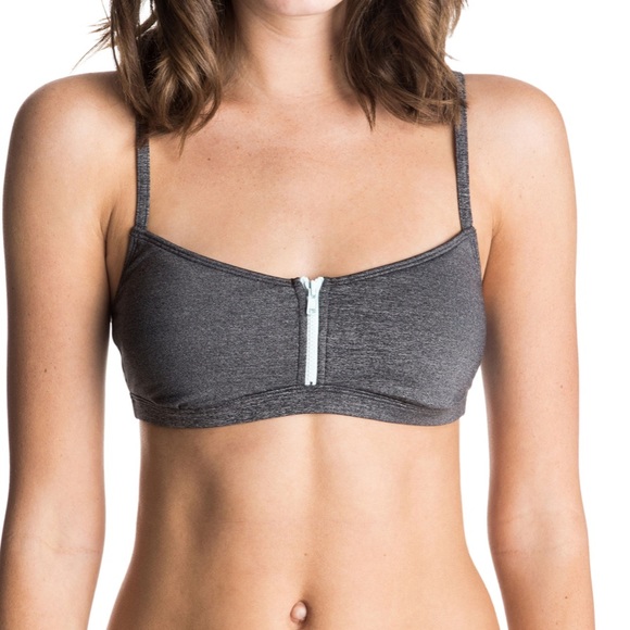 Roxy Caribbean Sunset - Zip Bikini Top - Picture 2 of 8